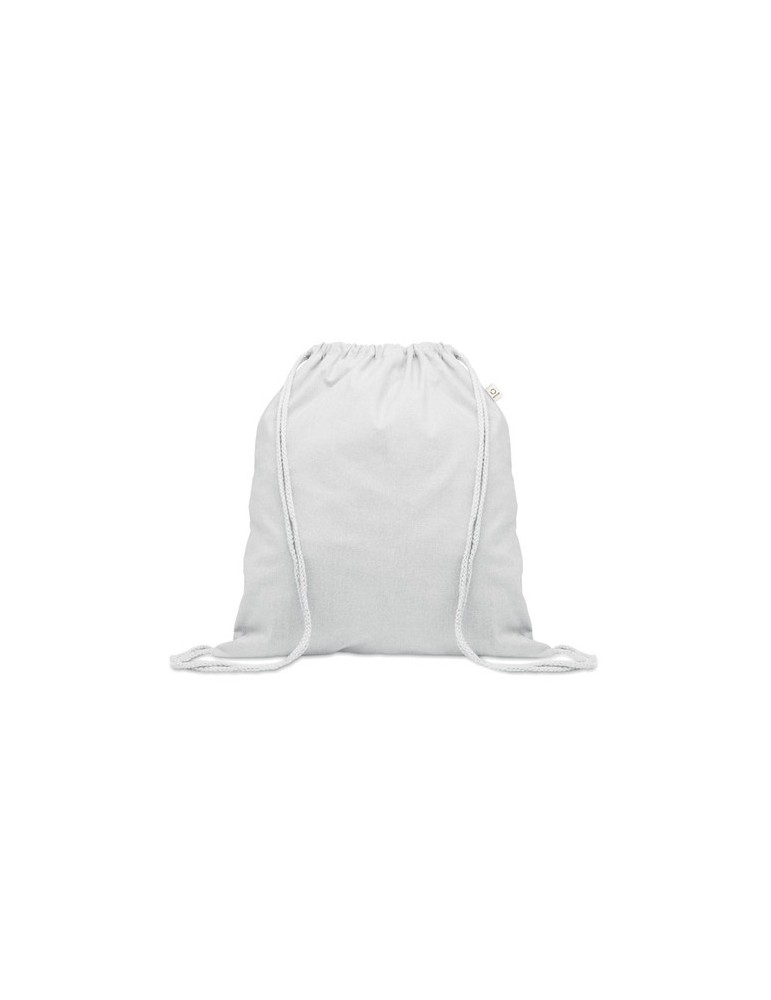 Sac  en coton recyclé de 140 gr/m² personnalisable CABETRI COLOUR Matières : coton recyclé Couleurs : blanc