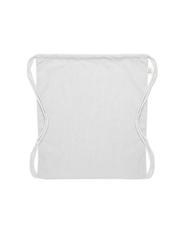 Sac  en coton recyclé de 140 gr/m² personnalisable CABETRI COLOUR Matières : coton recyclé Couleurs : blanc objet promo petit bu