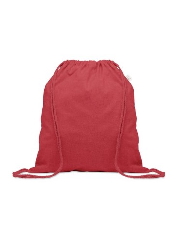 Sac  en coton recyclé de 140 gr/m² personnalisable CABETRI COLOUR Matières : coton recyclé Couleurs : rouge cadeau collaborateur