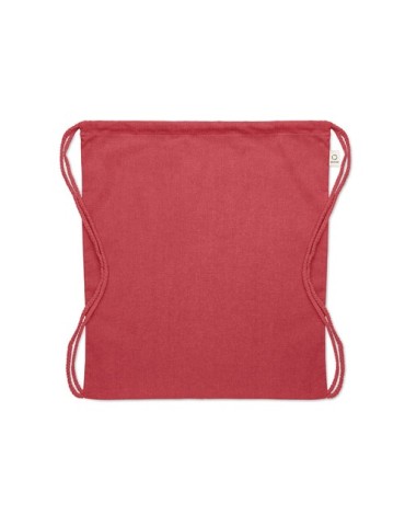 Sac  en coton recyclé de 140 gr/m² personnalisable CABETRI COLOUR Matières : coton recyclé Couleurs : rouge cadeau affaires élég