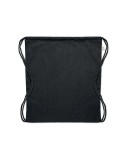 Sac  en coton recyclé de 140 gr/m² personnalisable CABETRI COLOUR Matières : coton recyclé Couleurs : noir personnalisation sur 