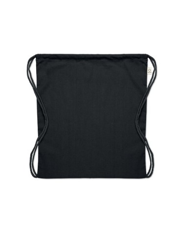 Sac  en coton recyclé de 140 gr/m² personnalisable CABETRI COLOUR Matières : coton recyclé Couleurs : noir livraison express 24h