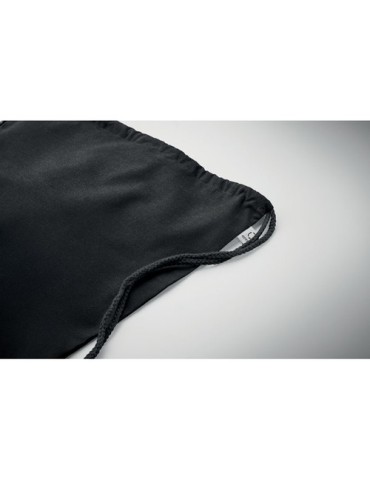 Sac  en coton recyclé de 140 gr/m² personnalisable CABETRI COLOUR Matières : coton recyclé Couleurs : noir cadeau affaires éléga