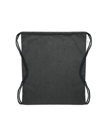 Sac  en coton recyclé de 140 gr/m² personnalisable CABETRI COLOUR Matières : coton recyclé Couleurs : noir personnalisable avec 