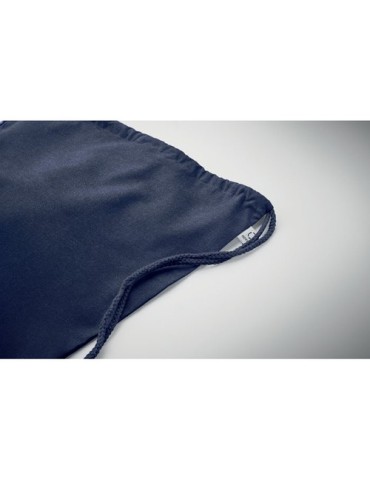Sac  en coton recyclé de 140 gr/m² personnalisable CABETRI COLOUR Matières : coton recyclé Couleurs : bleu marquage couleur écla