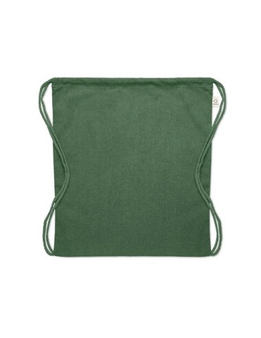 Sac  en coton recyclé de 140 gr/m² personnalisable CABETRI COLOUR Matières : coton recyclé Couleurs : vert foncé goodies entrepr