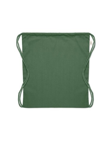 Sac  en coton recyclé de 140 gr/m² personnalisable CABETRI COLOUR Matières : coton recyclé Couleurs : vert foncé cadeau collabor