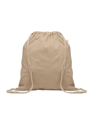 Sac  en coton recyclé de 140 gr/m² personnalisable CABETRI COLOUR Matières : coton recyclé Couleurs : kaki livraison express 24h