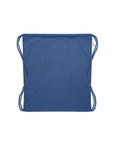 Sac  en coton recyclé de 140 gr/m² personnalisable CABETRI COLOUR Matières : coton recyclé Couleurs : bleu royal impression logo