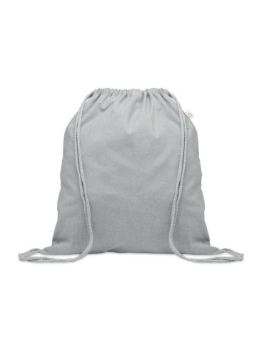 Sac  en coton recyclé de 140 gr/m² personnalisable CABETRI COLOUR Matières : coton recyclé Couleurs : gris personnalisation rapi