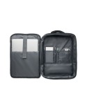 Sac à dos  pour portable 15" - LAUGAR Matières : PET recyclé Couleurs : noir objet promotionnel éco-responsable