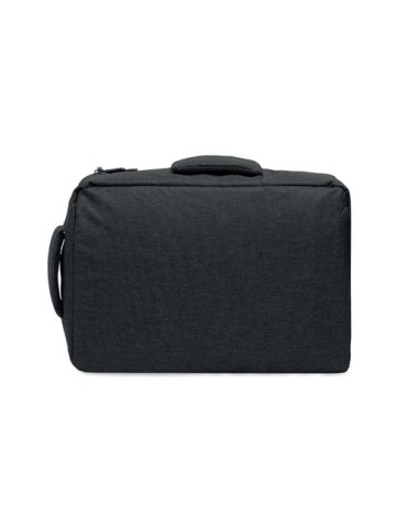 Sac à dos  pour portable 15" - LAUGAR Matières : PET recyclé Couleurs : noir goodies entreprise design