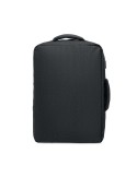 Sac à dos  pour portable 15" - LAUGAR Matières : PET recyclé Couleurs : noir cadeau entreprise pas cher
