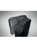 Sac à dos  pour portable 15" - LAUGAR Matières : PET recyclé Couleurs : noir cadeau affaires élégant