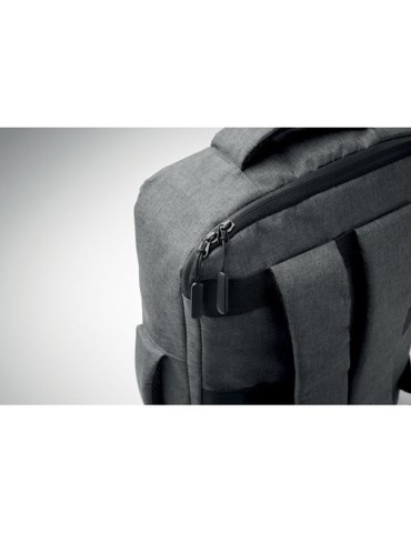 Sac à dos  pour portable 15" - LAUGAR Matières : PET recyclé Couleurs : pierre objet publicitaire robuste