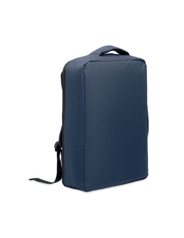 Sac à dos  pour portable 15" - LAUGAR Matières : PET recyclé Couleurs : bleu marine personnalisable avec votre logo