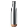 Bouteille isotherme double paroi  de 500 ml en acier inoxydable - ASPEN CORK Matières : acier inoxydable Couleurs : argenté mat