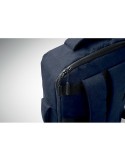 Sac à dos  pour portable 15" - LAUGAR Matières : PET recyclé Couleurs : bleu marine impression logo haute qualité