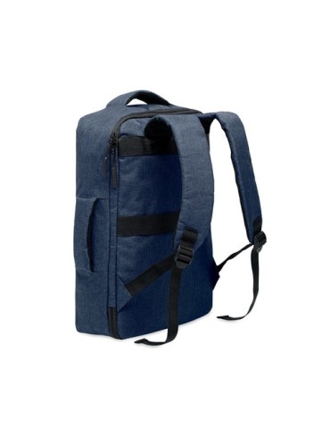 Sac à dos  pour portable 15" - LAUGAR Matières : PET recyclé Couleurs : bleu marine objet promo petit budget