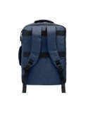 Sac à dos  pour portable 15" - LAUGAR Matières : PET recyclé Couleurs : bleu marine marquage laser ultra précis