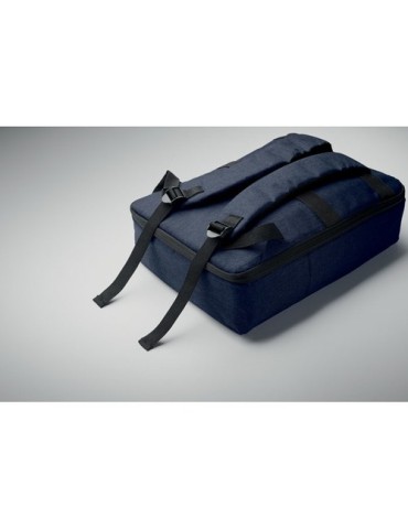 Sac à dos  pour portable 15" - LAUGAR Matières : PET recyclé Couleurs : bleu marine accessoire événementiel unique