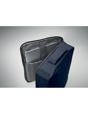 Sac à dos  pour portable 15" - LAUGAR Matières : PET recyclé Couleurs : bleu marine objet promo petit budget