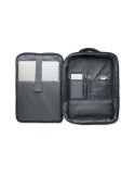 Sac à dos  pour portable 15" - LAUGAR Matières : PET recyclé Couleurs : vert armée marquage laser ultra précis