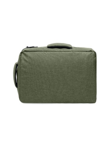 Sac à dos  pour portable 15" - LAUGAR Matières : PET recyclé Couleurs : vert armée cadeau client original