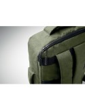 Sac à dos  pour portable 15" - LAUGAR Matières : PET recyclé Couleurs : vert armée goodies personnalisé en stock