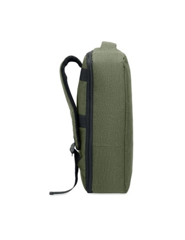Sac à dos  pour portable 15" - LAUGAR Matières : PET recyclé Couleurs : vert armée impression haute définition