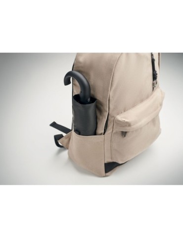 Sac à dos personnalisé 15"  LEIRUR - Idéal pour les professionnels à petit prix Matières : coton recyclé Couleurs : corde impres