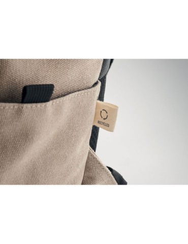 Sac à dos personnalisé 15"  LEIRUR - Idéal pour les professionnels à petit prix Matières : coton recyclé Couleurs : corde cadeau