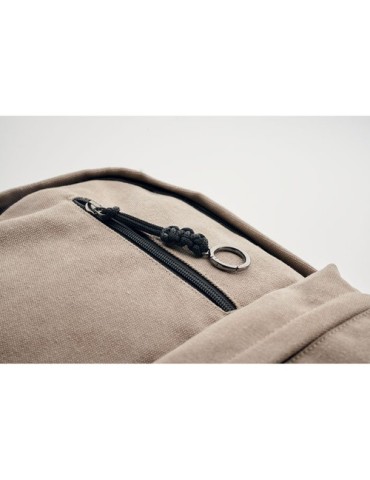 Sac à dos personnalisé 15"  LEIRUR - Idéal pour les professionnels à petit prix Matières : coton recyclé Couleurs : corde goodie