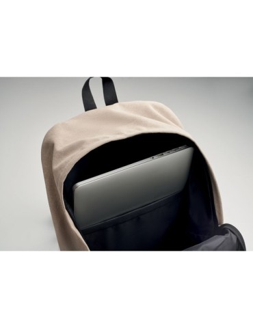 Sac à dos personnalisé 15"  LEIRUR - Idéal pour les professionnels à petit prix Matières : coton recyclé Couleurs : corde cadeau