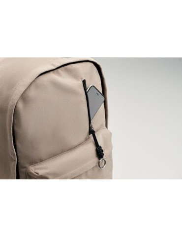 Sac à dos personnalisé 15"  LEIRUR - Idéal pour les professionnels à petit prix Matières : coton recyclé Couleurs : corde impres