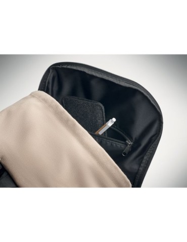 Sac à dos personnalisé 15"  LEIRUR - Idéal pour les professionnels à petit prix Matières : coton recyclé Couleurs : corde marqua