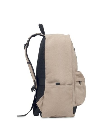 Sac à dos personnalisé 15"  LEIRUR - Idéal pour les professionnels à petit prix Matières : coton recyclé Couleurs : corde person