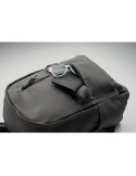 Sac à dos personnalisé 15"  LEIRUR - Idéal pour les professionnels à petit prix Matières : coton recyclé Couleurs : pierre acces