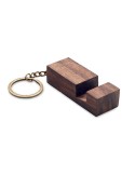 Porte-clés Support Téléphone Personnalisé Économique CODE Matières : bois Couleurs : bois