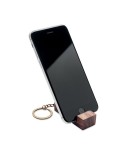Porte-clés Support Téléphone Personnalisé Économique CODE Matières : bois Couleurs : bois cadeau entreprise pas cher