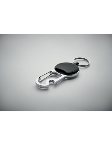 Porte-badges rétractable pratique et personnalisé PULRIC Matières : ABS Couleurs : noir personnalisation rapide en France