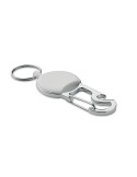 Porte-badges rétractable pratique et personnalisé PULRIC Matières : ABS Couleurs : blanc goodies publicitaire événementiel