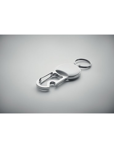 Porte-badges rétractable pratique et personnalisé PULRIC Matières : ABS Couleurs : blanc livraison express 24h 48h