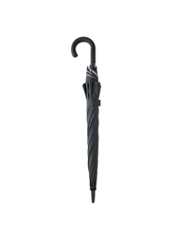 Parapluie coupe-vent personnalisé 23 pouces CANOVA+ Matières : polyéthylène (PE) Couleurs : noir cadeau entreprise pas cher