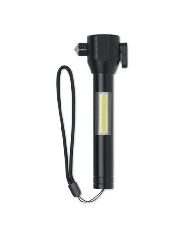 Marteau d'urgence 3 en 1 Pratique et Sécuritaire Personnalisé HAMALUZ Matières : aluminium Couleurs : noir 2