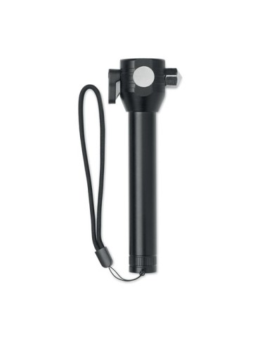 Marteau d'urgence 3 en 1 Pratique et Sécuritaire Personnalisé HAMALUZ Matières : aluminium Couleurs : noir goodies entreprise de