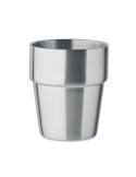 Gobelet Double Paroi Éco-responsable et Durable 250 ml Personnalisé ACERITO Couleurs : argenté mat Matières : acier inoxydable r