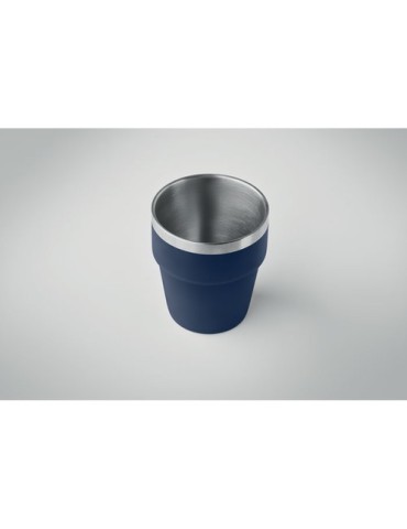Gobelet Double Paroi Éco-responsable et Durable 250 ml Personnalisé ACERITO Couleurs : bleu marine Matières : acier inoxydable r