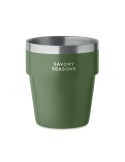 Gobelet Double Paroi Éco-responsable et Durable 250 ml Personnalisé ACERITO Couleurs : vert foncé Matières : acier inoxydable re