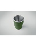 Gobelet Double Paroi Éco-responsable et Durable 250 ml Personnalisé ACERITO Couleurs : vert foncé Matières : acier inoxydable re